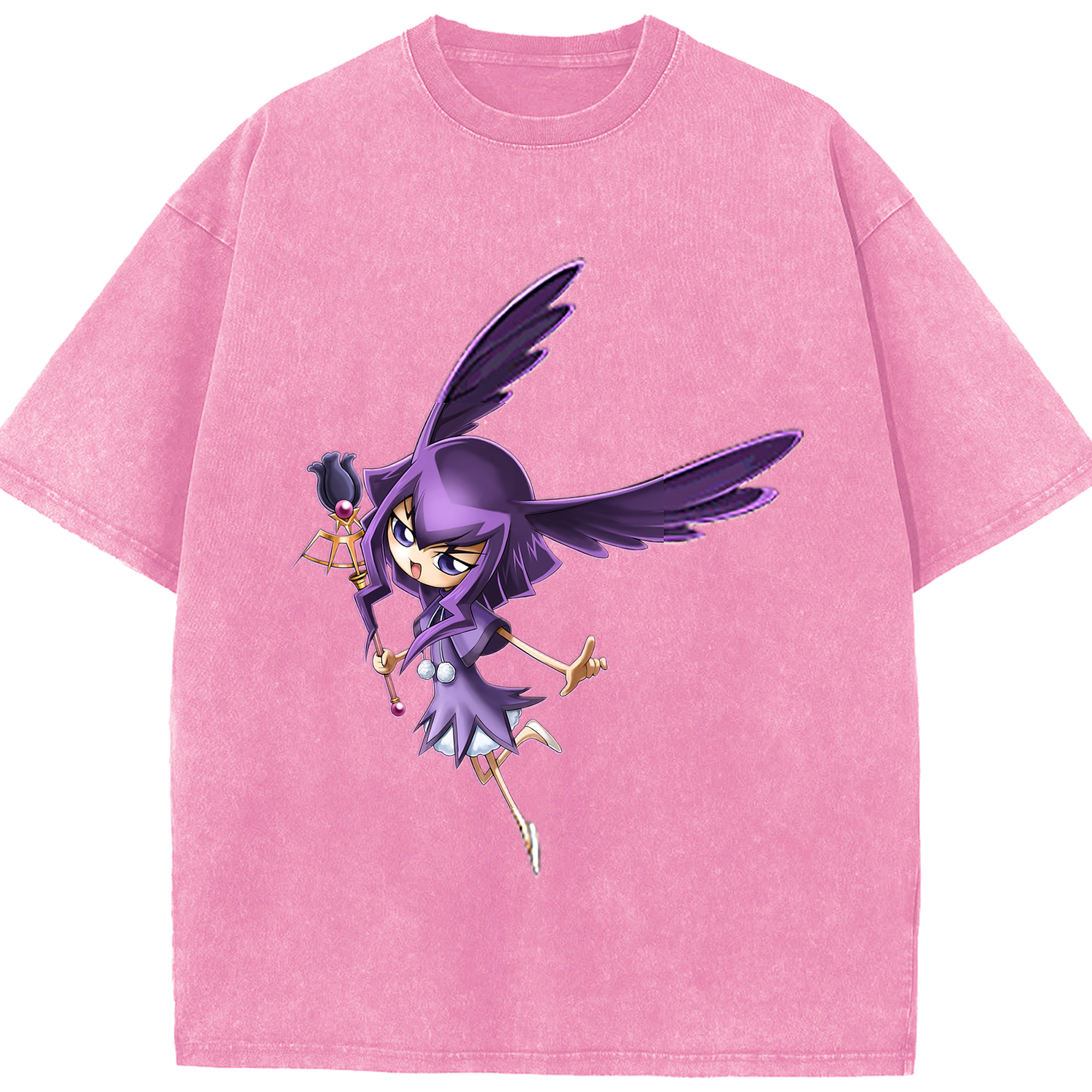 （画像用） 遊☆戯☆王 Yu-Gi-Oh! 綿100% ヴィンテージ風 半袖Tシャツ（フロントプリント）